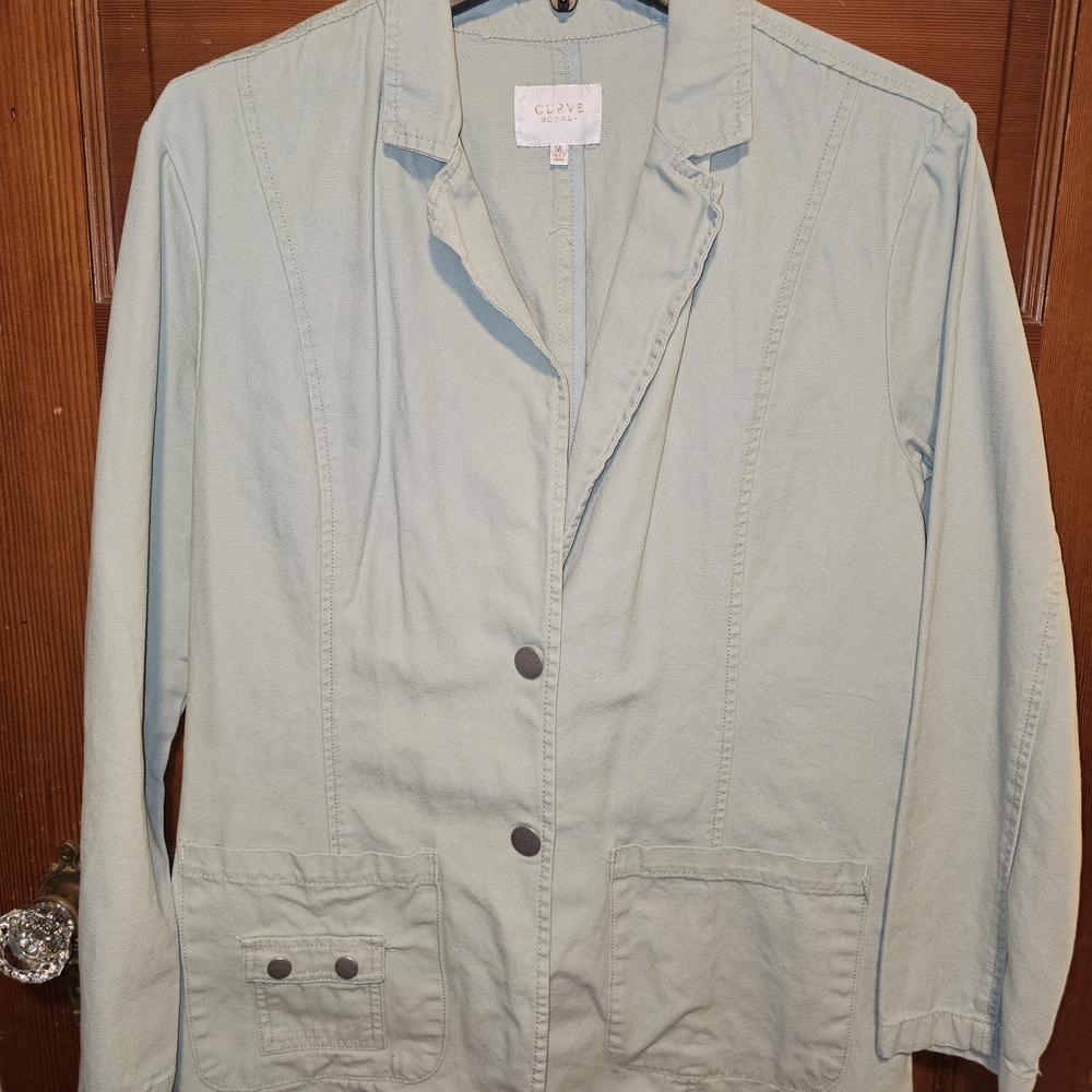 Women's Soft Green Utility Jacket